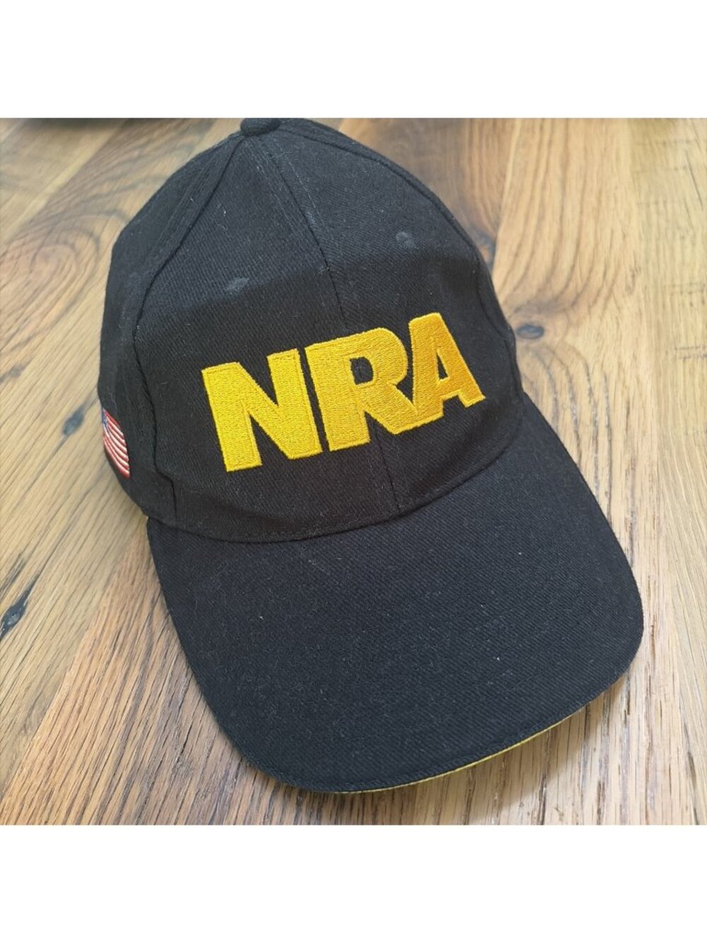 NRA National Rifle Association Adjustable Baseball Hat American Flag